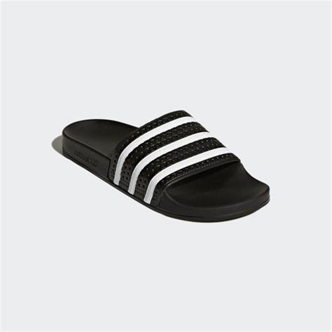 adidas adilette schwarz weiß|adidas unisex adult adilette.